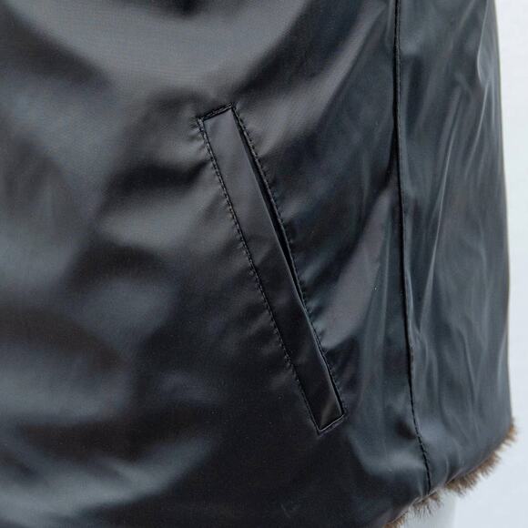 Giacca Reversible Faux Mink Fur Vest Size Small - Picture 7 of 12